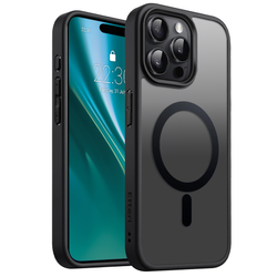 Etui Etteri Matt Mag do iPhone 15 Pro Max 6,7" czarne