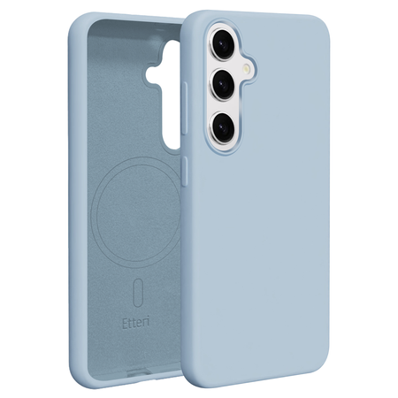 Etui Etteri Silicone Mag do Samsung Galaxy S25 jasnoniebieskie