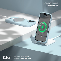 Etui Etteri Silicone Mag case do iPhone 17 jasnoniebieskie