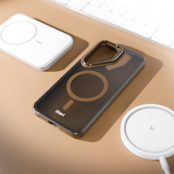 Nakładka Etteri Morning Fog do Samsung S25 brązowa