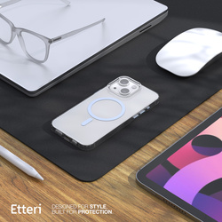 Etui Etteri Color Mag do iPhone 15 6,1" jasnoniebieskie