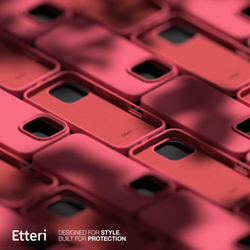 Etui Etteri Silicone Case do iPhone 14 6,1" malinowe