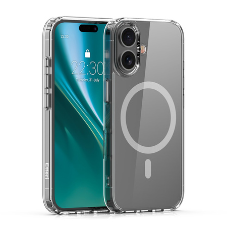 Etui Etteri Color Mag do iPhone 16 6,1" szare