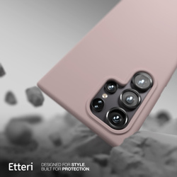 Etui Etteri Silicone Case do Samsung Galaxy S25 Ultra jasnoróżowe