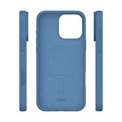 Etui Etteri Silicone Mag do iPhone 15 Pro 6,1" ciemnoniebieskie