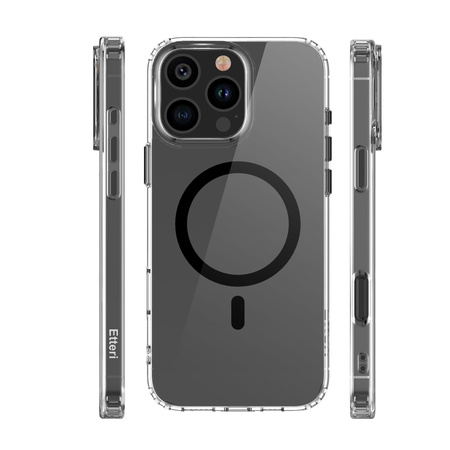 Etui Etteri Color Mag do iPhone 16 Pro Max 6,9" czarne