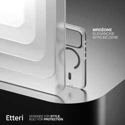 Etui Etteri Icy Mag do iPhone 17 Pro Max czarne