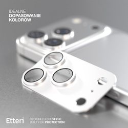 Etteri pełna ochrona aparatów do iPhone 17 Pro Max srebrna