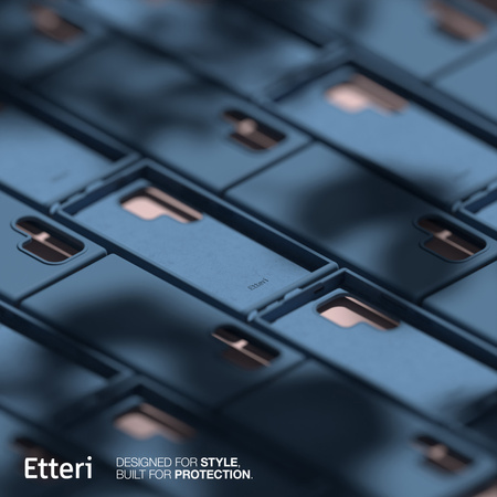 Etui Etteri Silicone Case do Samsung Galaxy S25 Ultra ciemnoniebieskie