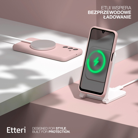 Etui Etteri Silicone Case do Samsung Galaxy A34 5G jasnoróżowe