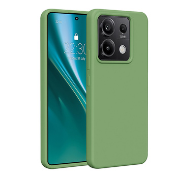 Etui Etteri Silicone Case do Xiaomi Redmi Note 13 Pro 5G jasnozielone