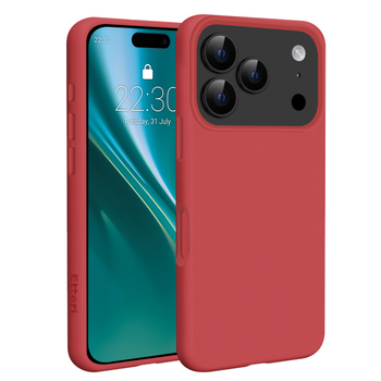 Etui Etteri Silicone Mag do iPhone 17 Pro malinowe
