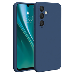 Etui Etteri Silicone Case do Samsung Galaxy A56 5G ciemnoniebieskie