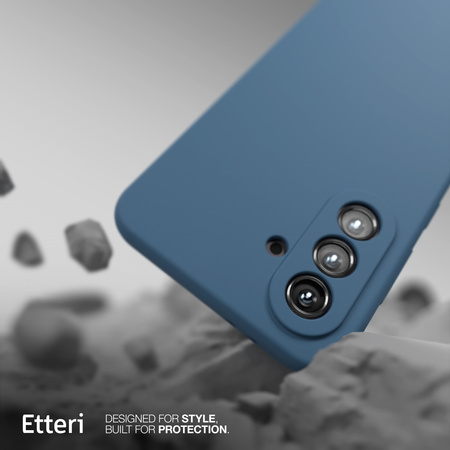 Etui Etteri Silicone Case do Samsung Galaxy A56 5G ciemnoniebieskie
