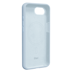 Etui Etteri Silicone Mag do iPhone 16e jasnoniebieskie