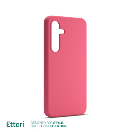 Etui Etteri Silicone Case do Samsung Galaxy S22 malinowe