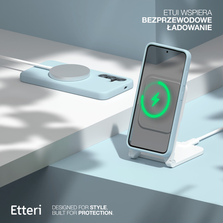 Etui Etteri Silicone Case do Samsung Galaxy S22 jasnoniebieskie