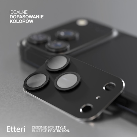 Etteri pełna ochrona aparatów do iPhone 17 Pro czarna