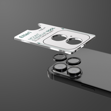 Etteri szkło na aparat do iPhone 17 czarne