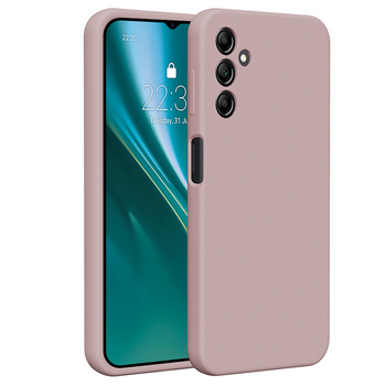 Etui Etteri Silicone Case do Samsung Galaxy A14 jasnoróżowe