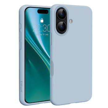 Etui Etteri Silicone Mag case do iPhone 17 jasnoniebieskie