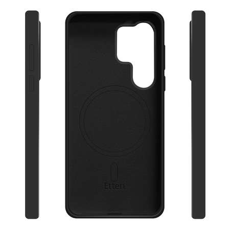 Etui Etteri Silicone Mag do Samsung Galaxy S25 Ultra czarne