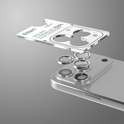 Etteri szkło na aparat do iPhone 17 Pro / 17 Pro Max srebrne