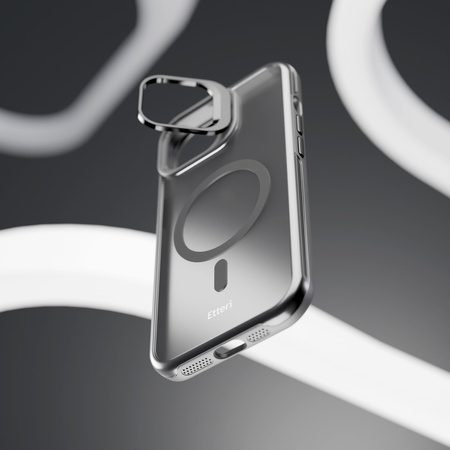 Nakładka Etteri Morning Fog do iPhone 14 Pro 6,1" czarna