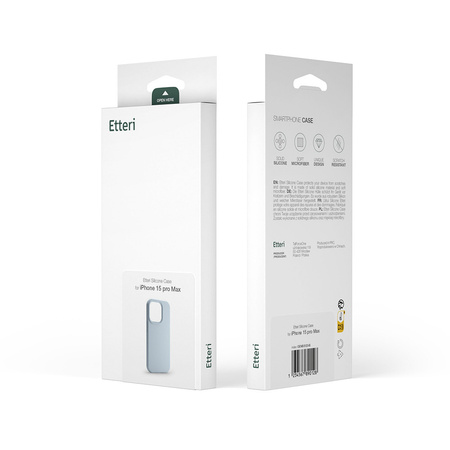 Etui Etteri Silicone Case do Samsung Galaxy A34 5G jasnoniebieskie