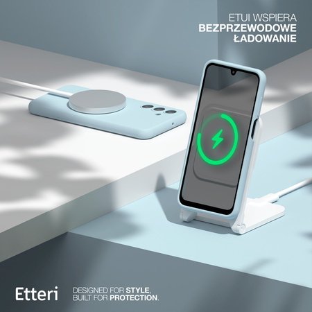 Etui Etteri Silicone Case do Samsung Galaxy A16 4G / A16 5G jasnoniebieskie