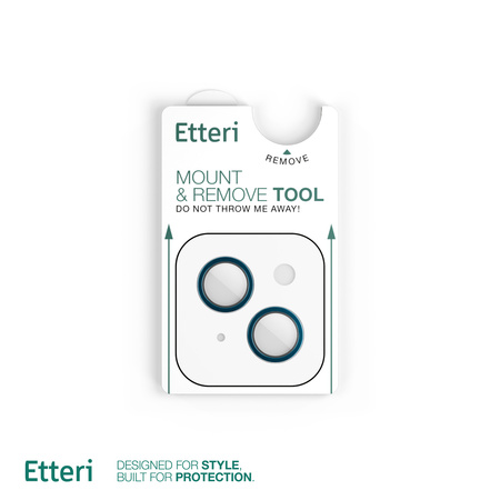 Etteri Camera Lens Protector szkło na aparat do iPhone 13 / 13 Mini niebieski