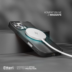 Etui Etteri Matt Mag Ring do iPhone 17 czarne