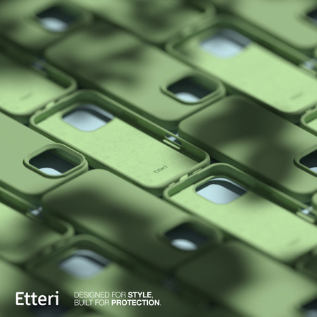 Etui Etteri Silicone Case do iPhone 15 Pro 6,1" jasnozielone