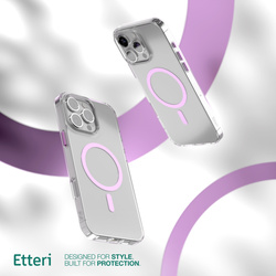 Etui Etteri Color Mag do iPhone 16 Pro 6,3" różowe