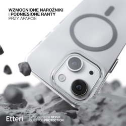 Etui Etteri Color Mag do iPhone 14 6,1" szare