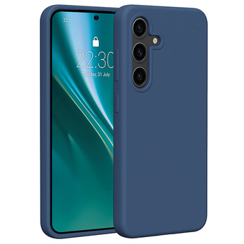 Etui Etteri Silicone Case do Samsung Galaxy S25 Plus ciemnoniebieskie