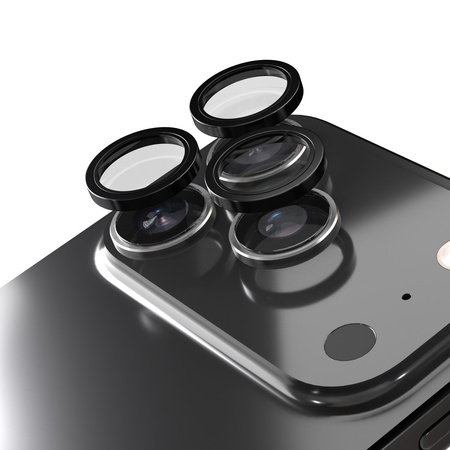Etteri szkło na aparat do iPhone 17 Pro / 17 Pro Max czarne