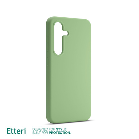 Etui Etteri Silicone Case do Samsung Galaxy S23 jasnozielone