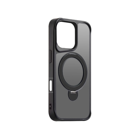 Etui Etteri Matt Mag Ring do iPhone 16 Pro 6,3" czarne