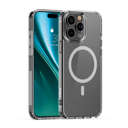 Etui Etteri Color Mag do iPhone 15 Pro Max 6,7" szare