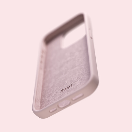 Etui Etteri Silicone Case do iPhone 15 6,1" jasnoróżowe