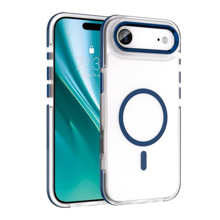 Etui Etteri Icy Mag do iPhone 17 Air niebieskie