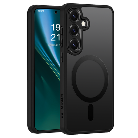 Etui Etteri Matt Mag do Samsung Galaxy S25 czarne