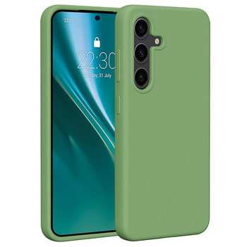 Etui Etteri Silicone Case do Samsung Galaxy S24 jasnozielone