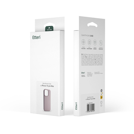 Etui Etteri Silicone Case do Samsung Galaxy S24 Ultra jasnoróżowe