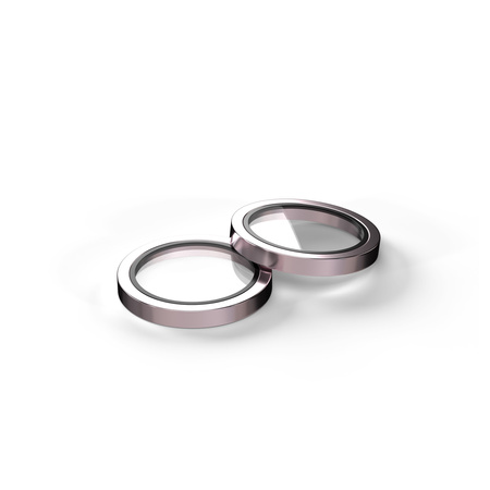 Etteri Camera Lens Protector szkło na aparat do iPhone 15 / 15 Plus różowy