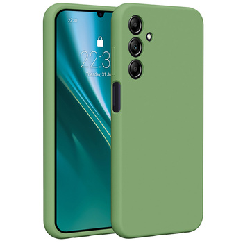 Etui Etteri Silicone Case do Samsung Galaxy A25 5G (global) jasnozielone