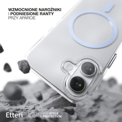 Etui Etteri Color Mag do iPhone 16 Plus 6,7" jasnoniebieskie