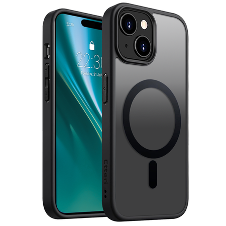 Etui Etteri Matt Mag do iPhone 15 6,1" czarne