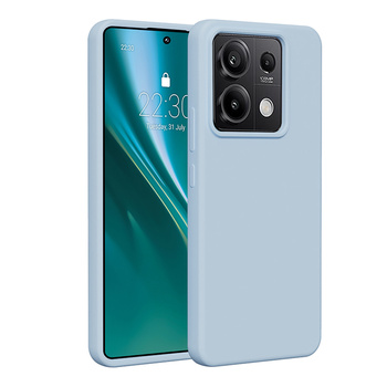 Etui Etteri Silicone Case do Xiaomi Redmi Note 13 Pro 5G jasnoniebieskie